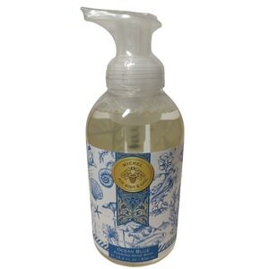 Michel For Body and Soul Ocean Blue Foaming Hand Soap‎ Shea Butter 16.9 oz New